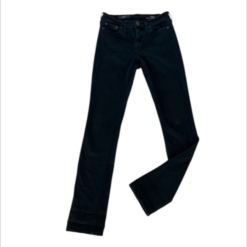 J. Crew Reid skinny jeans in black size 26 long tall
